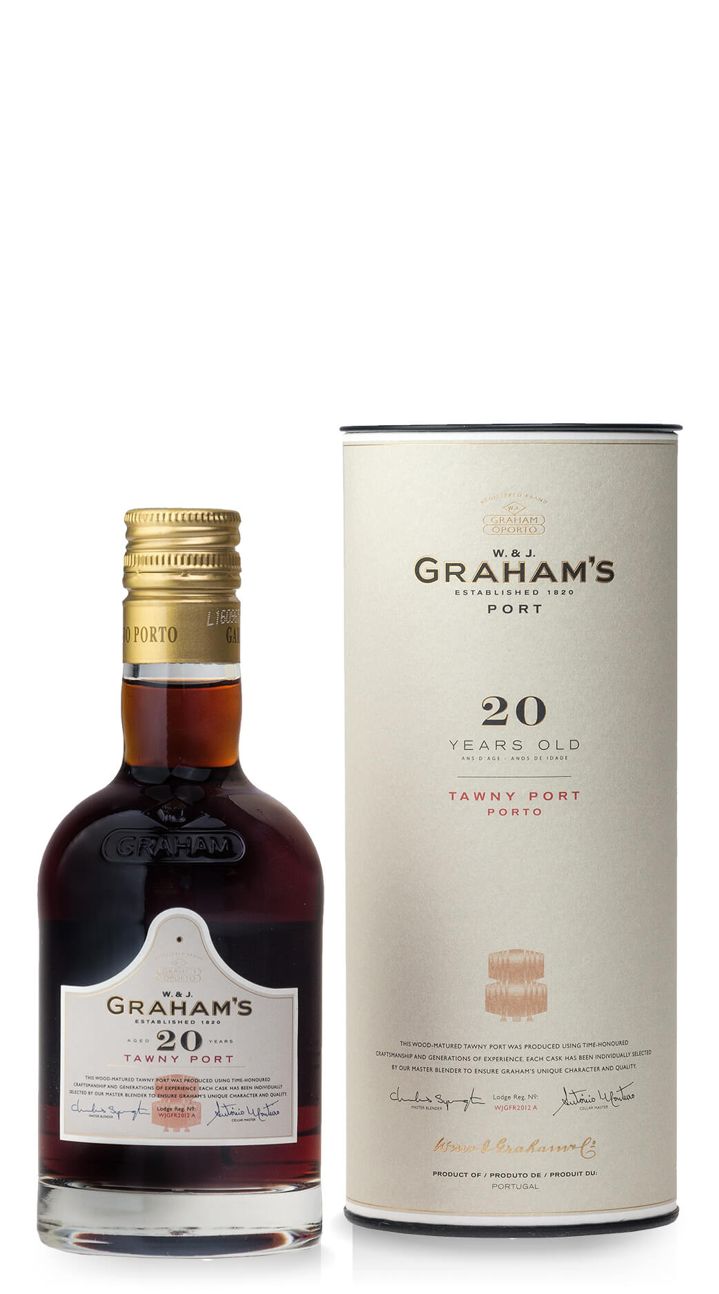 Graham’s 20 Y.O. Tawny Port with tube 20cl NV